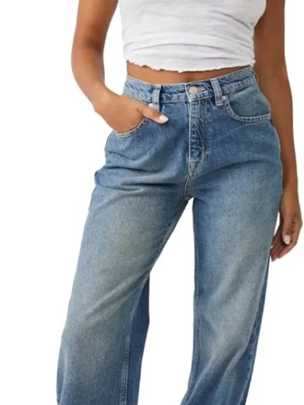 WE THE FREE lightwash denim